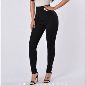 Fashion Nova ‘smarty pants’ high waisted pants